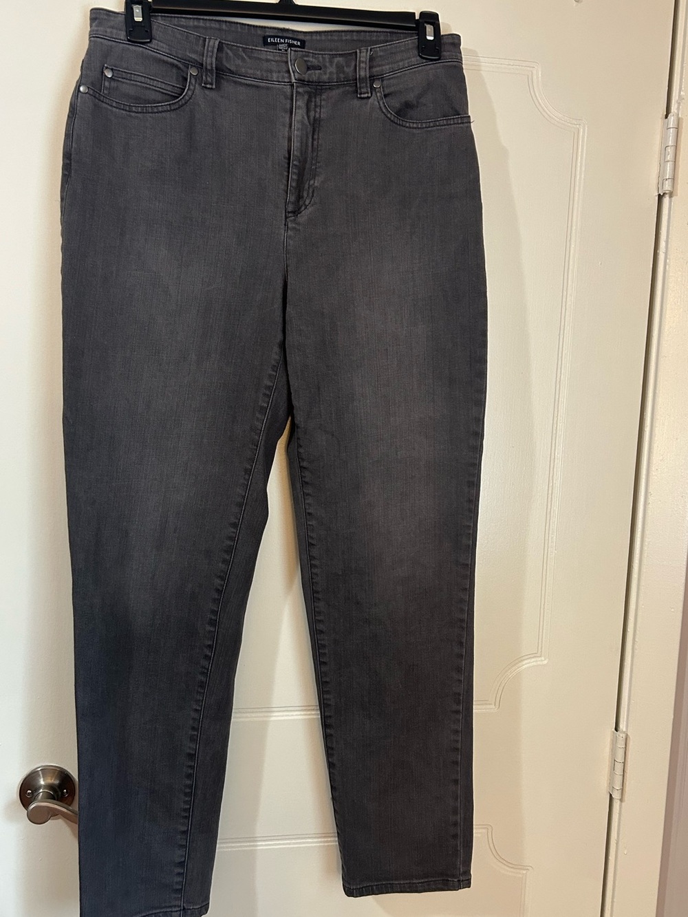Eileen Fisher Gray Women's High-Rise Jeans